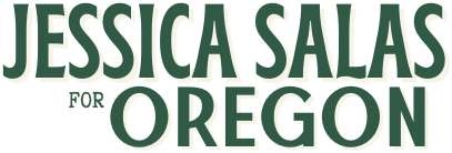 Jessica Salas for Oregon campaign logo